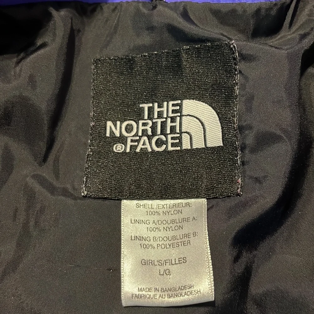 The North Face Girls Blue Ski Jacket - Sz Large - Picture 2 of 6